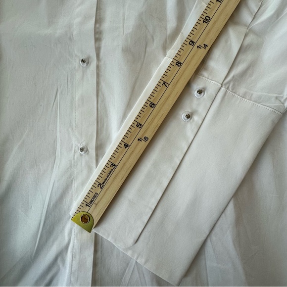 Misha Nonoo Women's White Husband style Button-up Shirt - NWT - Picture 11 of 15